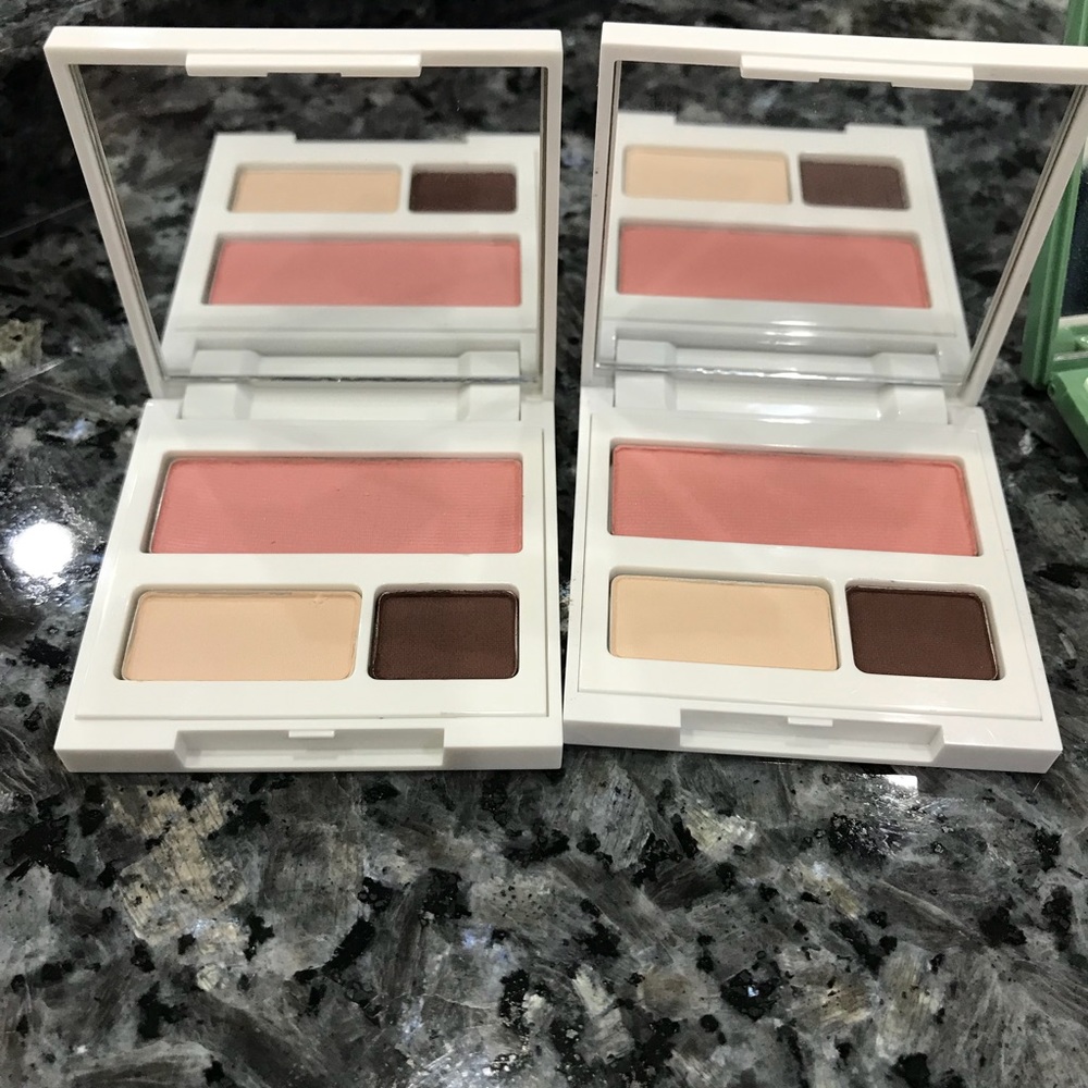 2 Clinique blush & eye shadow duo travel size